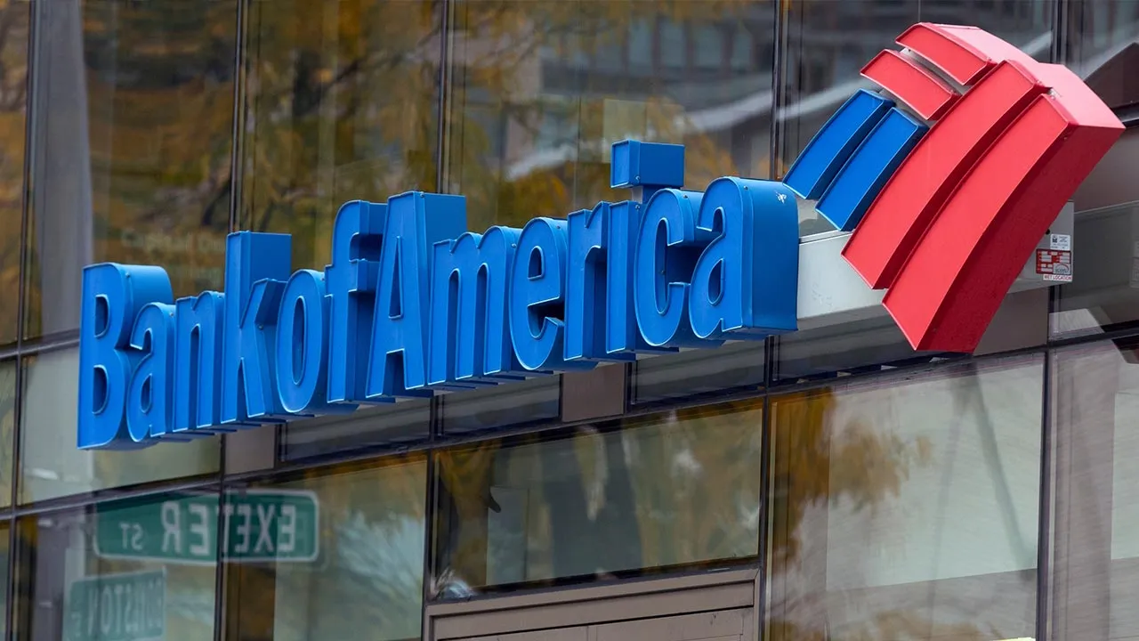 FILE - The Bank of America logo is seen on a branch office, Oct. 14, 2022, in Boston. (AP Photo/Michael Dwyer, File)