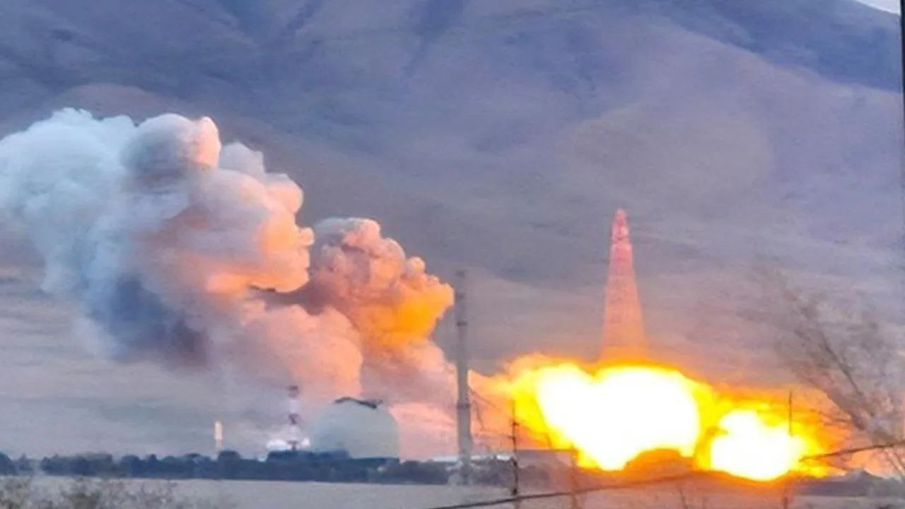 Israel struck Iran’s Khondab Heavy Water Nuclear Complex. -- X/Open Source Intel