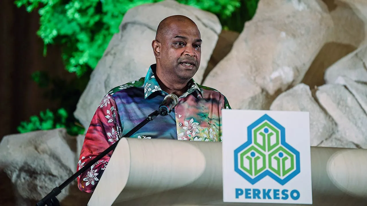 KUALA LUMPUR, 5 Mac -- Menteri Sumber Manusia, Datuk Seri Ramanan Ramakrishnan berucap pada Majlis Iftar Kesuma PERKESO Lindung 2026 di sebuah hotel hari ini.