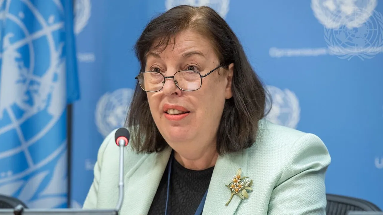 Virginia Gamba, bekas Penolong Setiausaha Agung Pertubuhan Bangsa-Bangsa Bersatu (PBB)