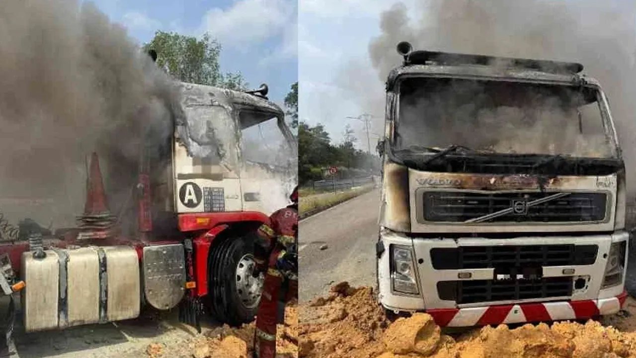 Seorang kanak-kanak lelaki berusia empat tahun maut selepas lori yang dinaikinya terbakar dalam kejadian di Iskandar Halal Park, Cahaya Baru, di sini, pagi Jumaat.