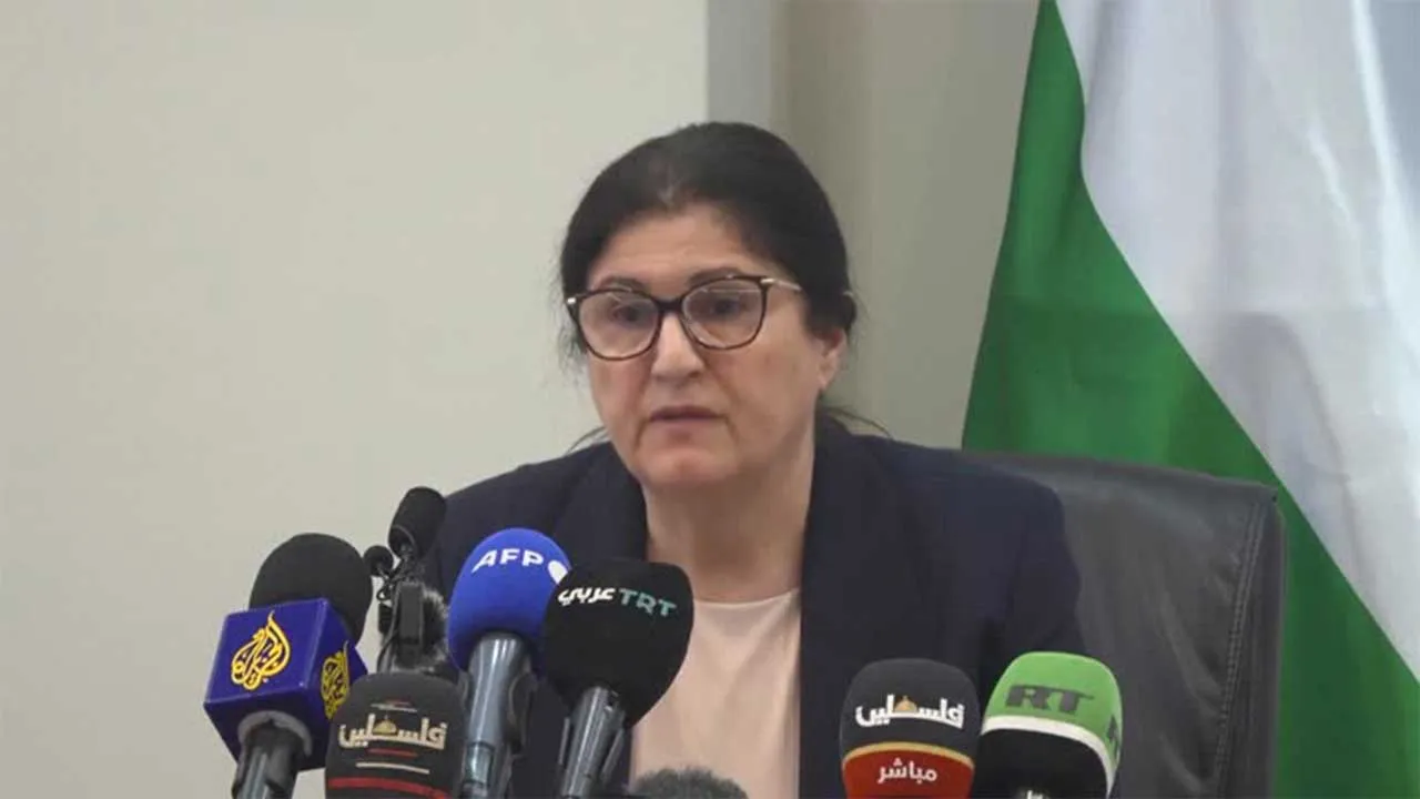 Palestine's Foreign Minister, Varsen Aghabekian Shahin