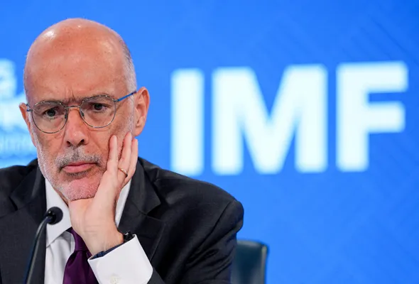 IMF's director of the fiscal affairs department Rodrigo Valdes looks on during the International Monetary Fund (IMF)/World Bank Spring Meetings in Washington, D.C., U.S., April 15, 2026. REUTERS/Ken Cedeno TPX IMAGES OF THE DAY