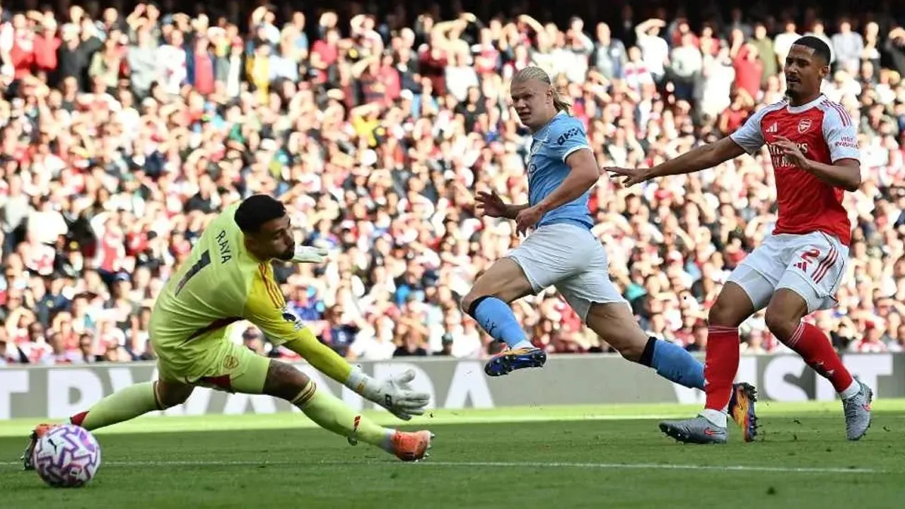 Pusingan pertama EPL di Emirates menyaksikan Arsenal dan City terikat 1-1.