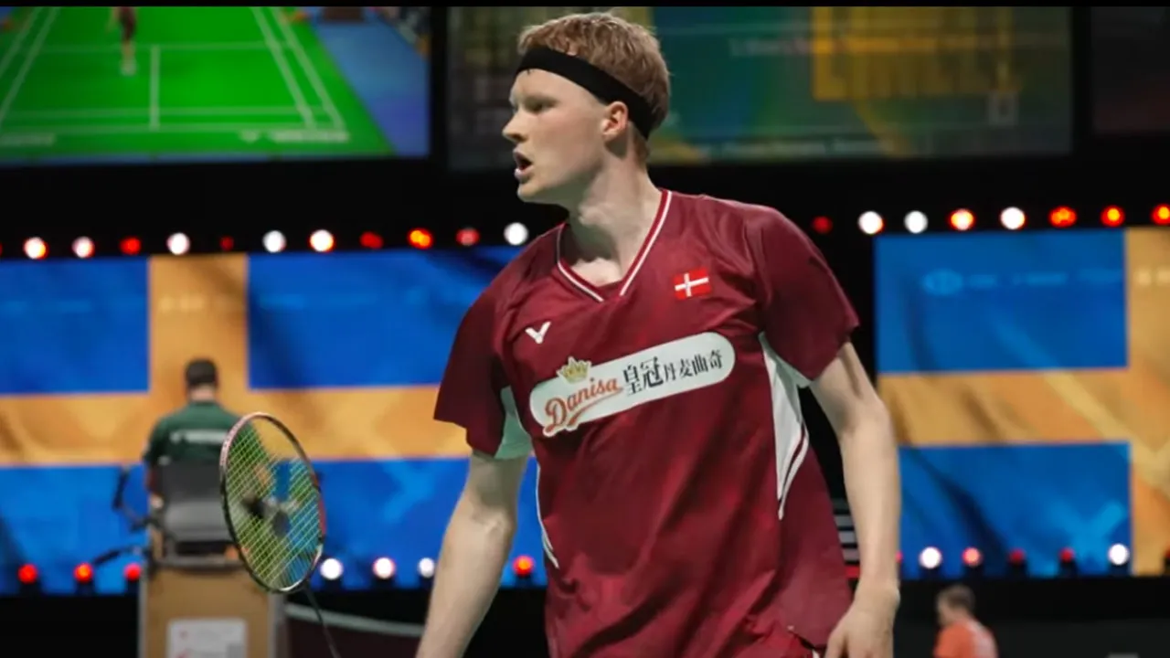 Hear from Anders Antonsen 🇩🇰 after Denmark booked their #ThomasCup quarterfinal spot. _FB BWF — Badminton World Federation