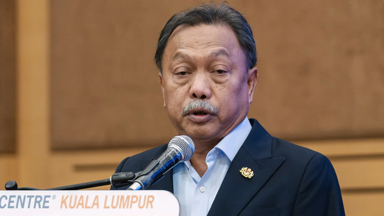 KUALA LUMPUR, April 15 -- Deputy Minister of Science, Technology and Innovation Datuk Mohammad Yusof Apdal delivers his speech during the Pre-Launch SemiconStart Malaysia at World Trade Centre Kuala Lumpur today.  --fotoBERNAMA (2026) COPYRIGHT RESERVED