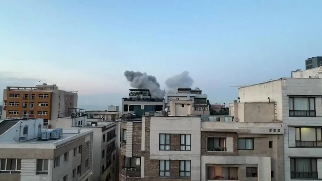 Iranian capital Tehran under new rounds of airstrikes -- REUTERS