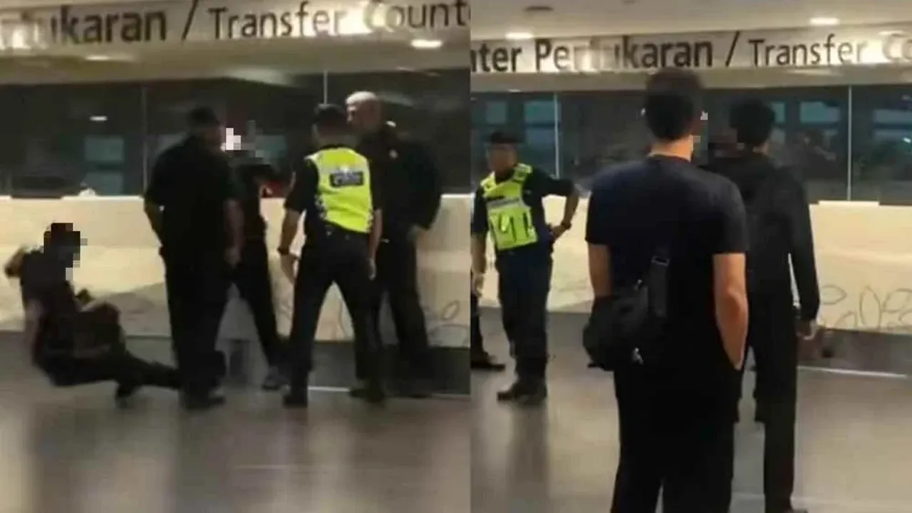 Tular video di media sosial memaparkan seorang lelaki mengamuk serta merosakkan papan tanda di kaunter KLIA2 selain bertindak _Sinar Harian