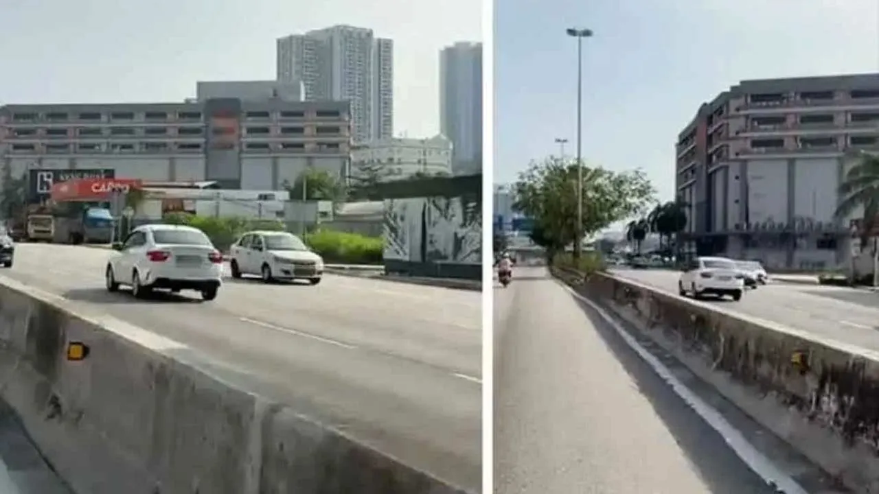 Video tular menunjukkan sebuah kereta dipandu melawan arus di sekitar Jalan Klang Lama.