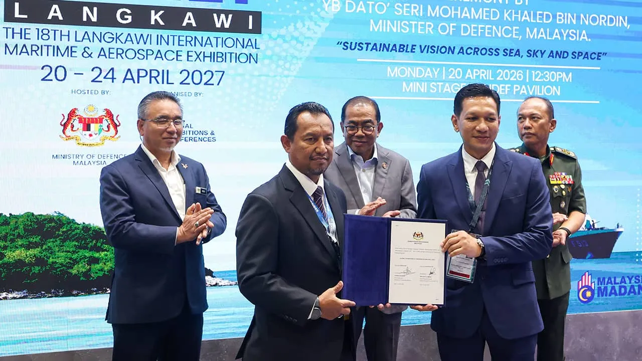 MINDEF serah surat setuju terima kepada GEC untuk promosikan LIMA 2027