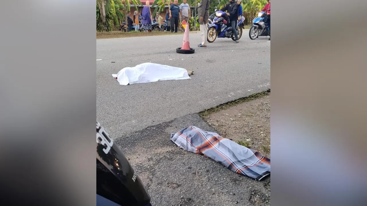 Nenek, cucu saudara maut nahas motosikal dalam perjalanan ke sekolah