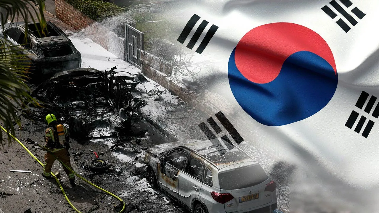 An emergency responder works at an impact site, following a barrage of missiles launched from Iran, amid the U.S.-Israeli conflict with Iran, in central Israel, April 4, 2026. REUTERS/Florion Goga