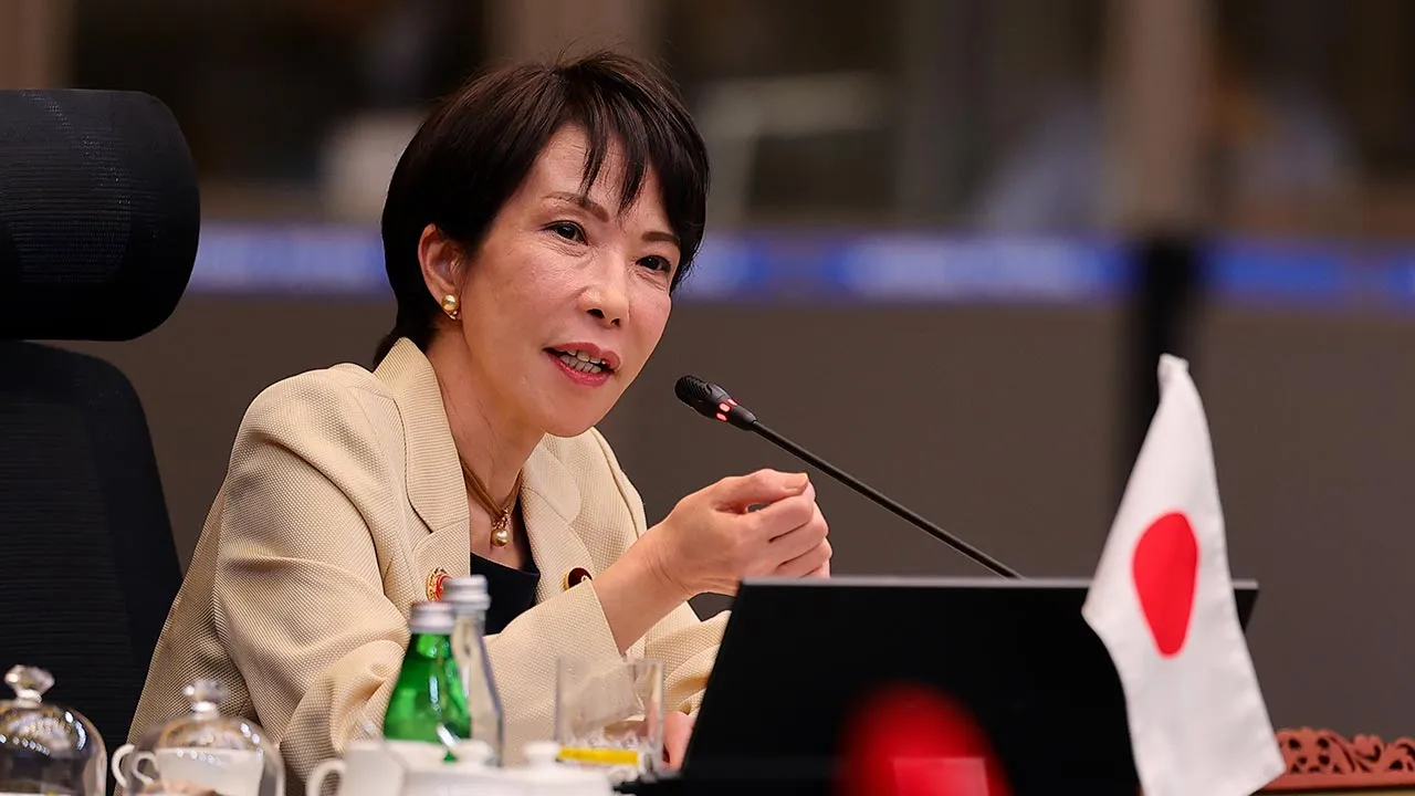 KUALA LUMPUR, Oct 26 -- Japan's Prime Minister Sanae Takaichi speaks at the 28th ASEAN–Japan Summit at the Kuala Lumpur Convention Centre (KLCC) today.  --fotoBERNAMA (2025) COPYRIGHT RESERVED