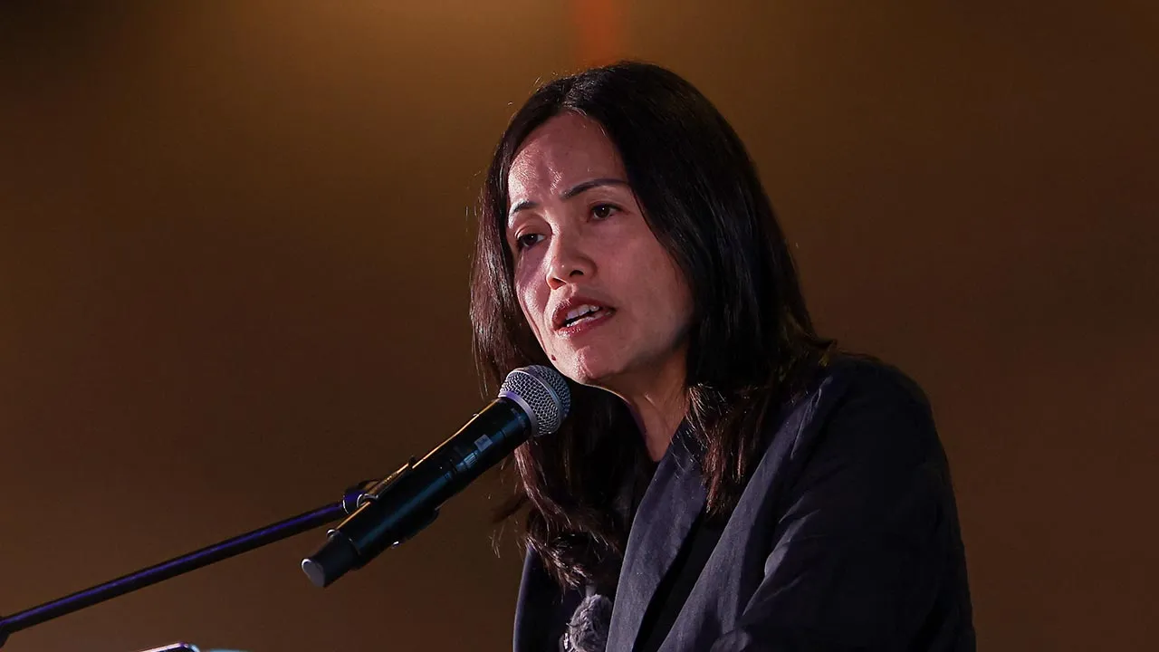 KUALA LUMPUR, April 27 -- Deputy Minister of Communications Teo Nie Ching delivers her speech at the 21th General Assembly Confederation of ASEAN Journalist at a hotel today.  -- fotoBERNAMA (2026) COPYRIGHT RESERVED