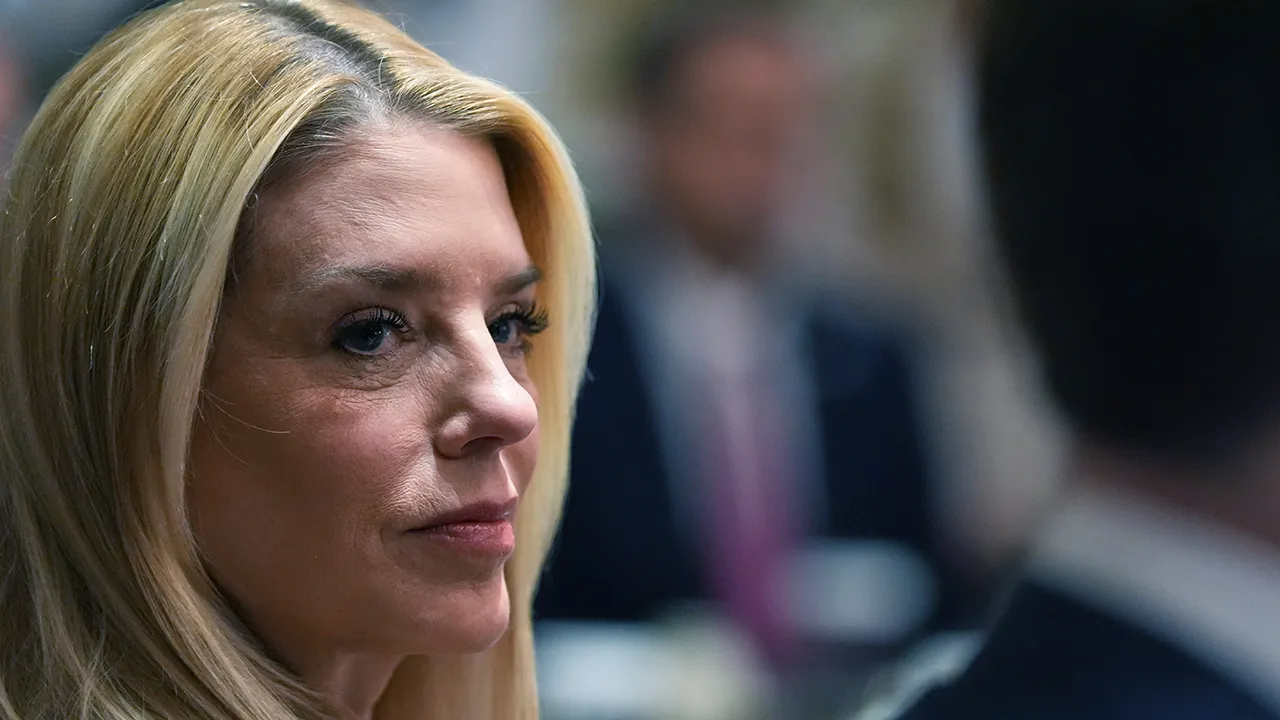 Attorney General Pam Bondi listens during a Cabinet meeting at the White House, Thursday, March 26, 2026, in Washington. (AP Photo/Alex Brandon)