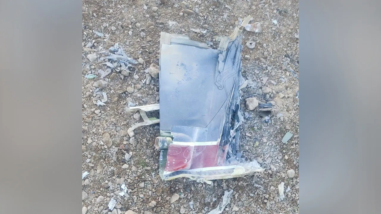 The Iranian state media said to show fragments of a downed U.S. jet in this picture said to be taken in central Iran and released on April 3, 2026. IRIB/Handout via REUTERS THIS IMAGE HAS BEEN SUPPLIED BY A THIRD PARTY. IRAN OUT. NO COMMERCIAL OR EDITORIAL SALES IN IRAN. NO USE BBC PERSIAN. NO USE VOA PERSIAN. NO USE MANOTO. NO USE IRAN INTERNATIONAL. NO USE RADIO FARDA. REFILE - CORRECTING FROM "JETS" TO "JET" VERIFICATION: -Reuters was not able to confirm the location or date when the photos were taken. -