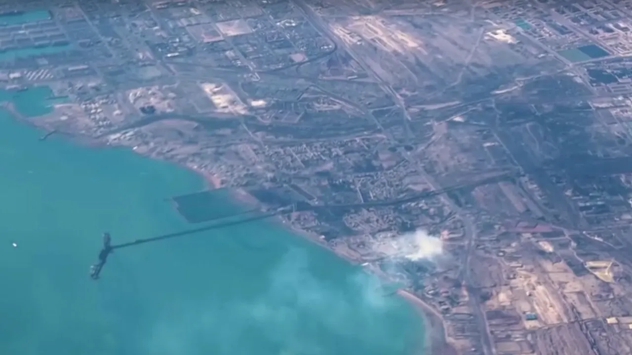  INTERVIEW WITH SENIOR RESEARCH FELLOW ON MIDDLE EAST SECURITY AT ROYAL UNITED SERVICES INSTITUTE, DR. BURCU OZCELIK / FILE FOOTAGE RELATED TO TRUMP, IRAN AND STRAIT OF HORMUZ 