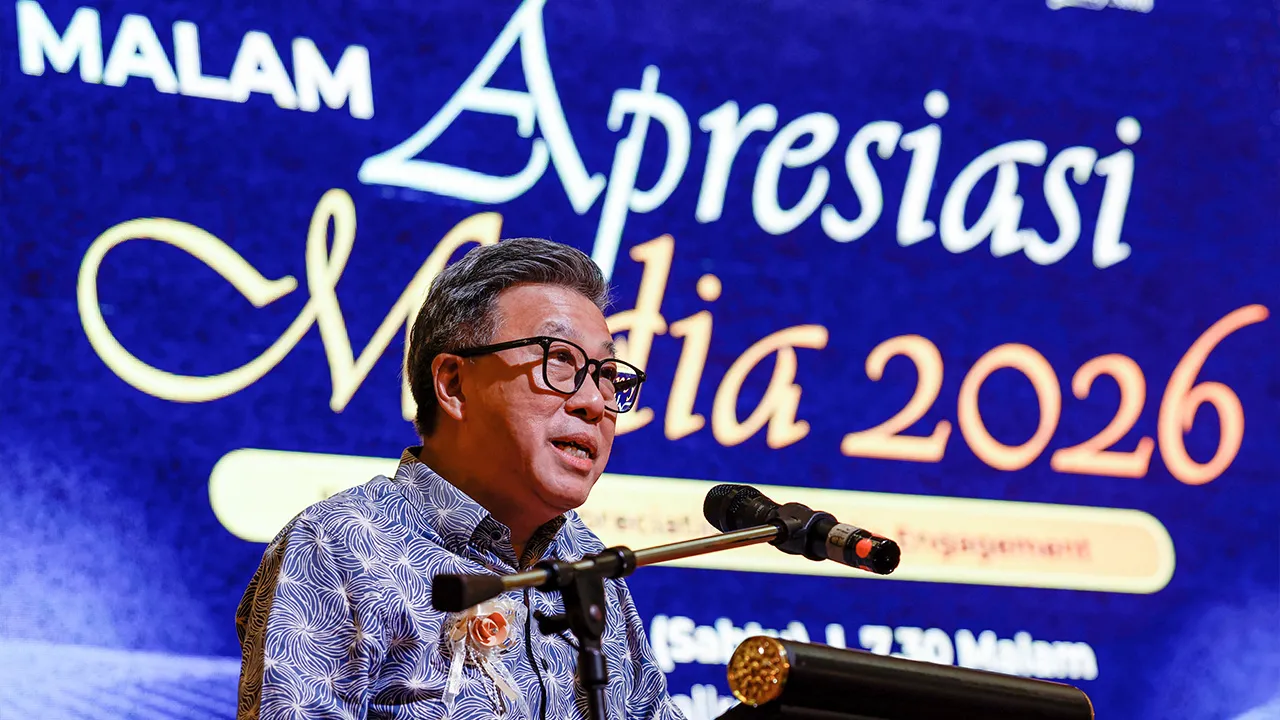 MELAKA, 18 April -- Pengerusi Bernama Datuk Seri Wong Chun Wai menyampaikan ucapan pada Majlis Malam Apresiasi Media 2026 di sebuah hotel hari ini._BERNAMA