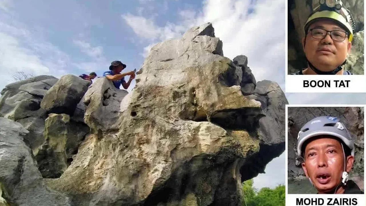Salah satu puncak batu kapur yang berpotensi untuk dijadikan tarikan pelancong disebabkan keunikan serta mempunyai fosil.