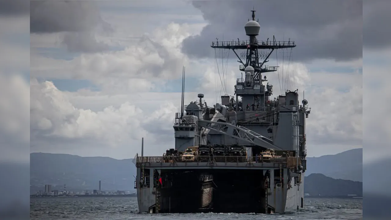 Warship USS Rushmore