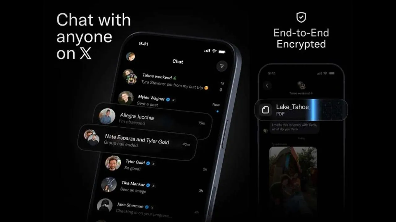 X Memperkenalkan Aplikasi Permesejan Berasingan, X Chat Pada iPhone -- amanz