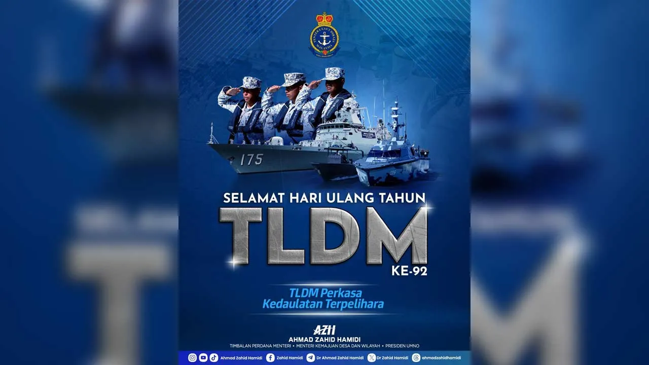 Di sebalik lautan yang luas, berdirinya wira-wira negara yang sentiasa siap siaga menjaga keselamatan dan kedaulatan perairan tanah air. Dedikasi, disiplin dan semangat juang yang ditunjukkan oleh warga TLDM sentiasa menjadi kebanggaan kita semua.