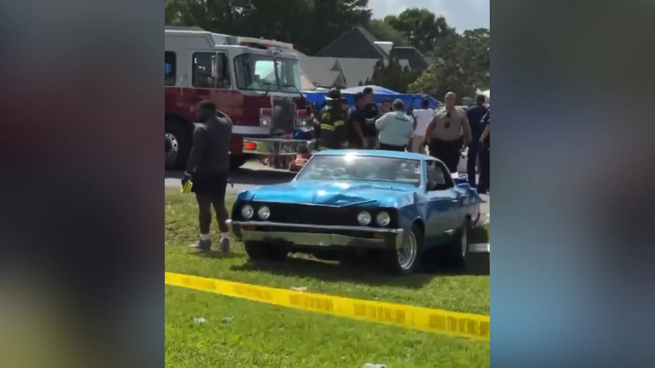  car crashed into a parade in New Iberia, injuring over 20 people.      At least 5 are in critical condition after the incident during the Louisiana Lao New Year Festival, with a suspected drunk driver involved. - BNO News