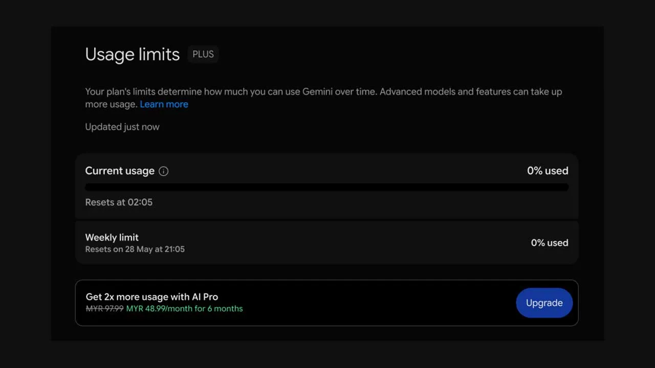 Google Kini Memperkenalkan Had Akses Dalam Penggunaan Gemini