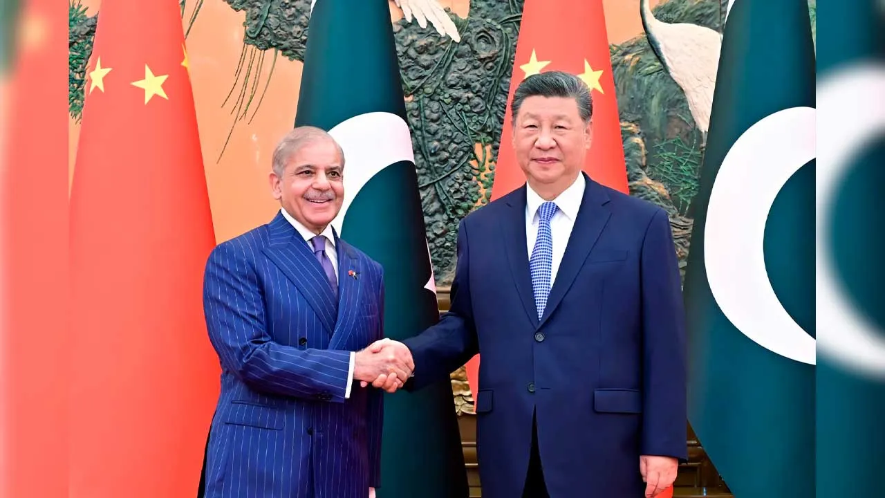 Had a most warm and cordial meeting with H.E. President Xi Jinping in Beijing today as Pakistan and China celebrate 75 glorious years of diplomatic relations. I was joined by DPM & FM Mohammad Ishaq Dar and Field Marshal Syed Asim Munir.
