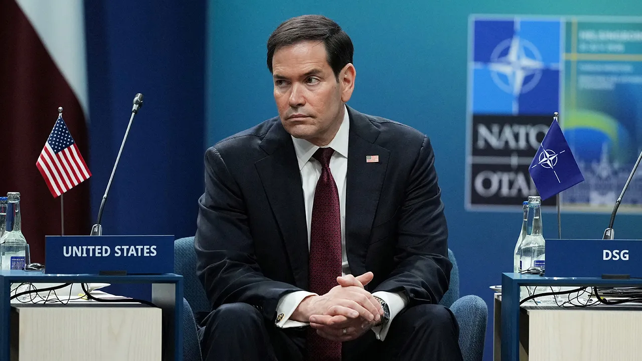 United States Secretary of State Marco Rubio attends a meeting of the North Atlantic Council in NATO foreign ministers format in Helsingborg, Sweden, Friday, May 22, 2026. Julia Demaree Nikhinson/Pool via REUTERS