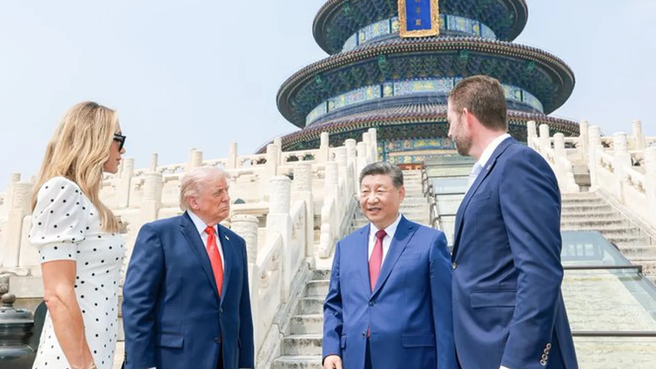 At the Hall of Prayer for Good Harvests in the Temple of Heaven, President Xi explained for President Trump and his family the concept of harmony among all beings and respect for the law of nature.