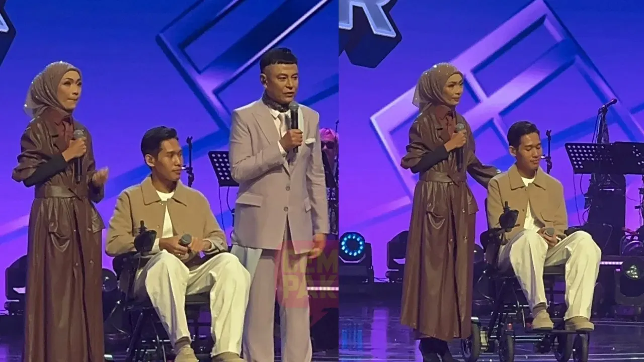 Juri tetap Talk To My Manager 2 (TTMM2), Datuk AC Mizal memuji persembahan khas daripada anak pelakon, Amyza Aznan iaitu Adrian Adam._GEMPAK