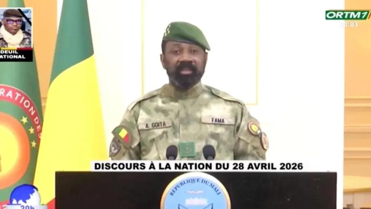 The leader of Mali's military government, Assimi Goita, says he will now also occupy the post of defence minister (File: Reuters)