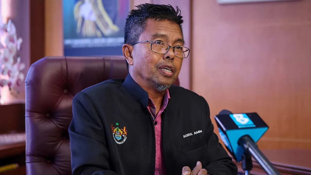 BUKIT MERTAJAM, 28 Feb -- Datuk Bandar MBSP Datuk Baderul Amin Abdul Hamid ketika ditemubual Bernama di Menara MBSP baru-baru ini.  MBSP memperhebat langkah 'membanteras' pembaziran makanan sepanjang Ramadan tahun ini dengan pendekatan lebih sistematik di kesemua 54 bazar Ramadan dalam kawasan pentadbirannya.  -- fotoBERNAMA (2026) HAK CIPTA TERPELIHARA