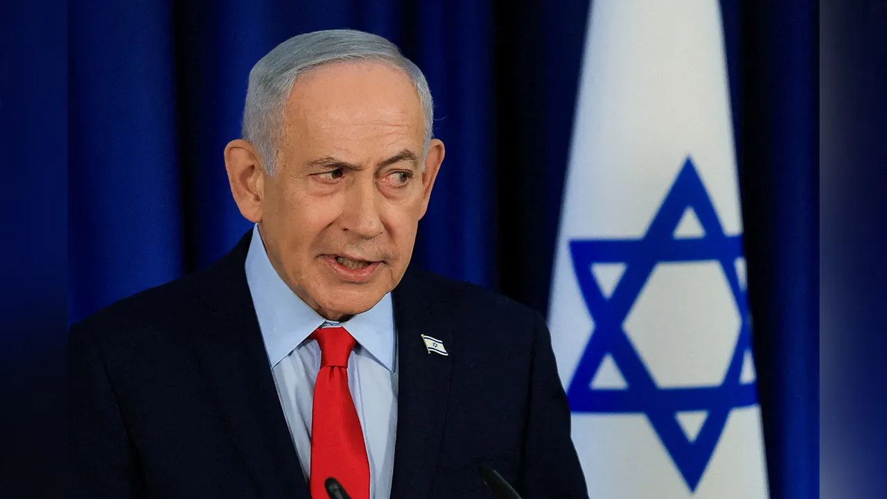  Israeli Prime Minister Benjamin Netanyahu speaks during a press conference, amid the U.S.-Israel conflict with Iran, in Jerusalem, March 19, 2026. REUTERS/Ronen Zvulun/File Photo