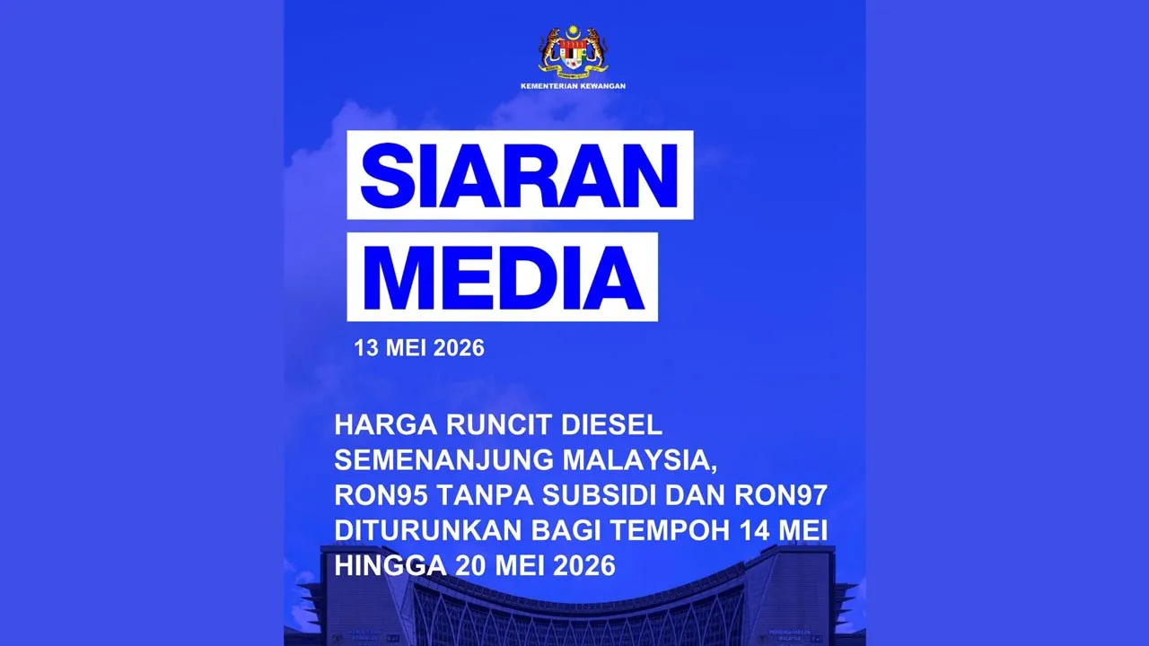 Diesel turun -- FB Kementerian Kewangan