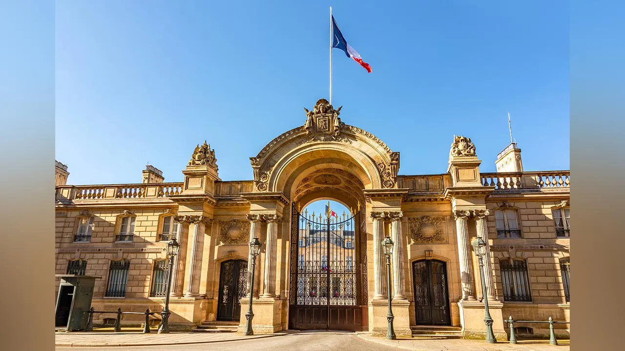 Elysee palace - official residence of President of French Republic in Paris, France -- ADOBE STOCK