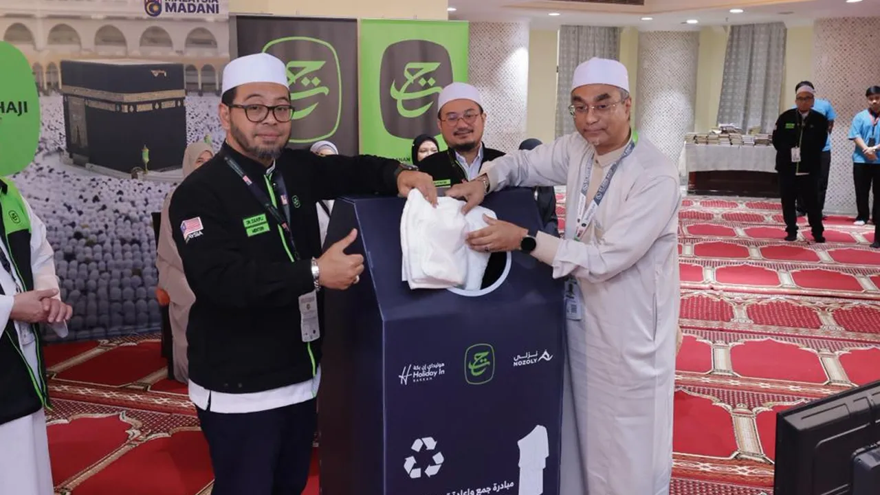  Inisiatif Haji Lestari, kain ihram terpakai, kitar semula