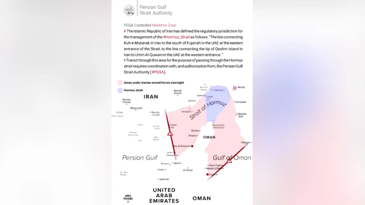 Iran's newly-created strait authority discloses 'controlled maritime zone' at Hormuz