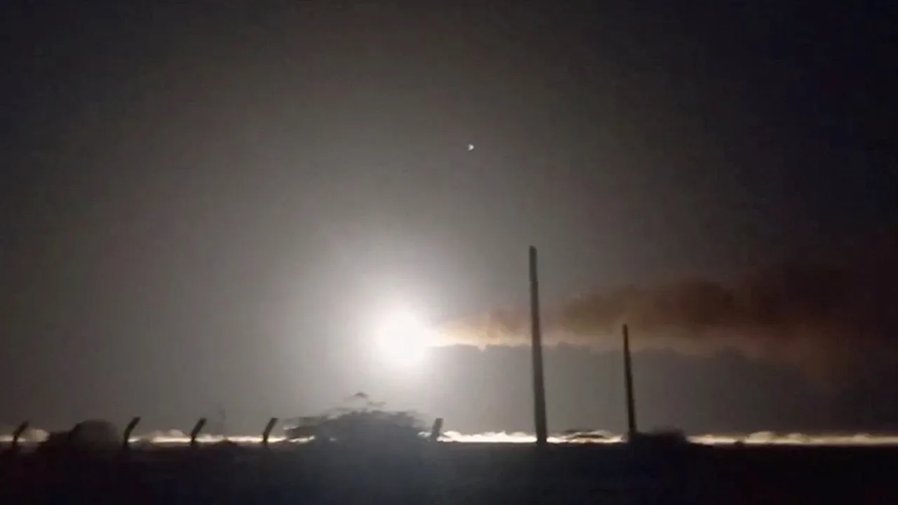 Iranian navy fires a missile, at an unknown location, in this still image taken from a video released May 8, 2026. Pool via WANA (West Asia News Agency)/ via REUTERS ATTENTION EDITORS - THIS PICTURE WAS PROVIDED BY A THIRD PARTY. IRAN OUT. NO COMMERCIAL OR EDITORIAL SALES IN IRAN. NO USE BBC PERSIAN. NO USE VOA PERSIAN. NO USE MANOTO. NO USE IRAN INTERNATIONAL. NO USE RADIO FARDA. Verification Lines: Reuters could not verify the date and location of the footage. No older versions were found posted online be