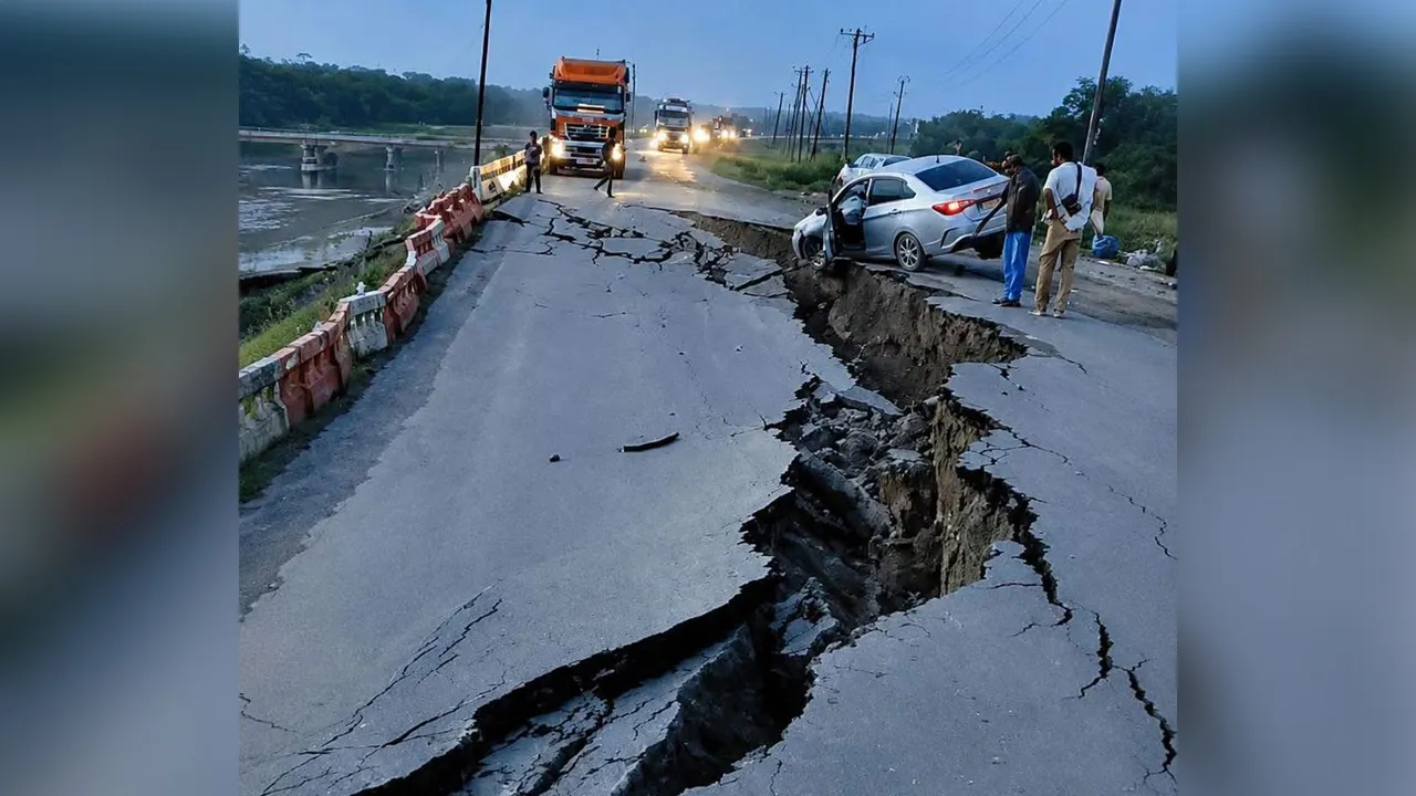 Jalan utama Sandakan- Lahad Datu di Sukau runtuh jejaskan ribuan pengguna balik kampung.
