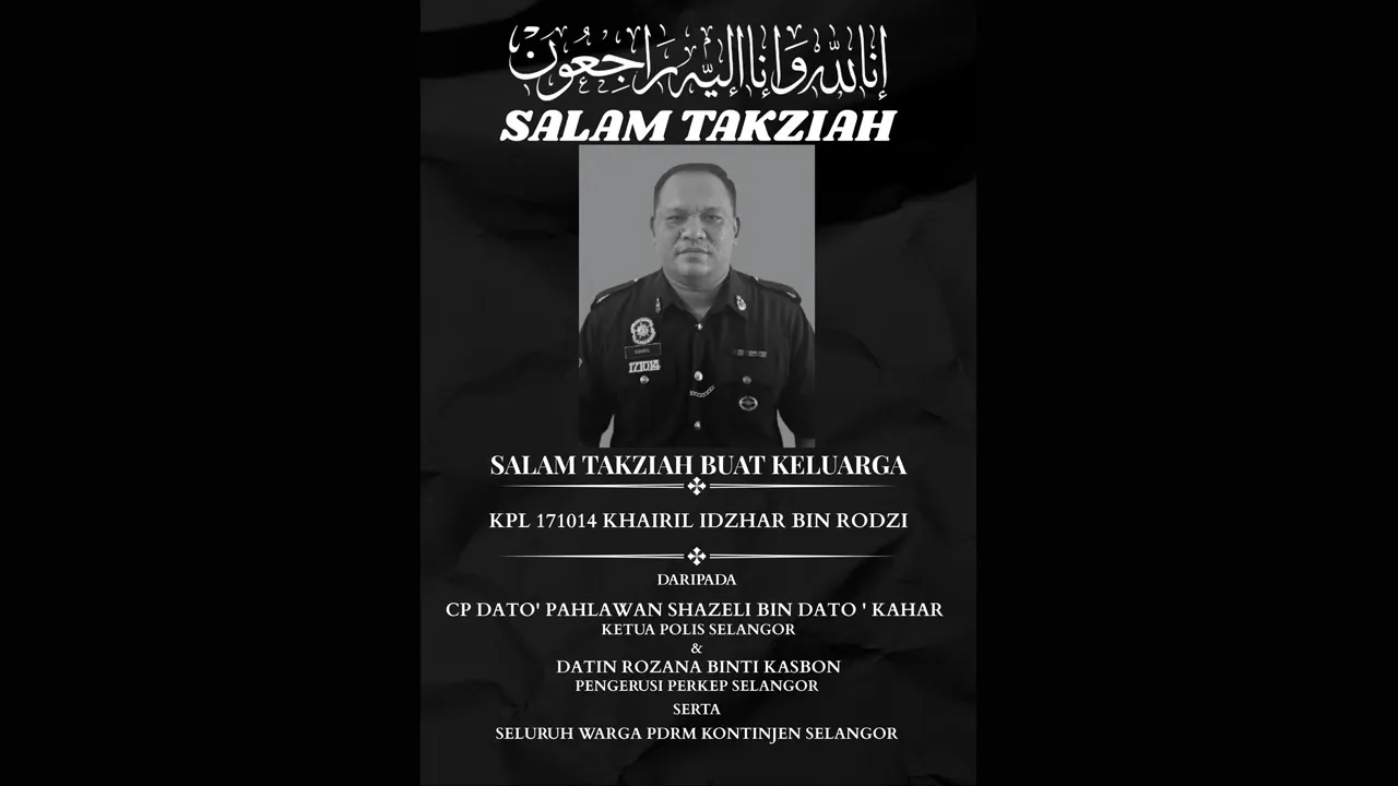 Sumber: Polis Selangor