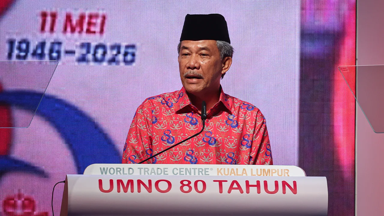 KUALA LUMPUR, 2 Mei -- Timbalan Presiden UMNO, Datuk Seri Mohamad Hasan menyampaikan ucapan pembukaan pada Konvensyen 80 Tahun UMNO di Pusat Dagangan Dunia Kuala Lumpur (WCTKL) hari ini.  --fotoBERNAMA (2026) HAK CIPTA TERPELIHARA