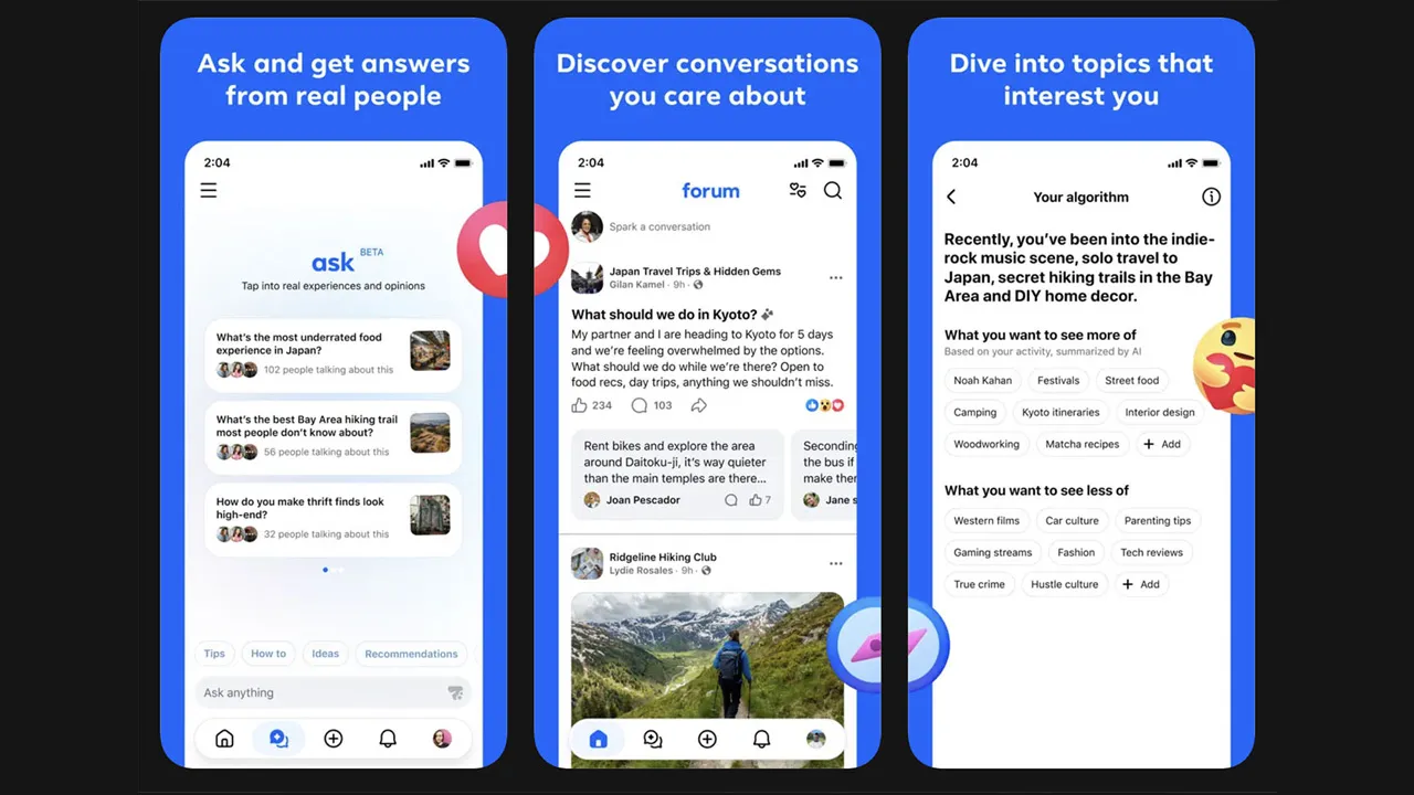 Meta secara senyap bereksperimen dengan aplikasi baharu Forum – dimana ia hanya memaparkan susur masa Facebook Group yang disertai oleh pengguna. Ia amatlah berguna bagi mereka yang mungkin sudah pening kepala susur masa di Facebook terdapat terlalu banyak kandungan sehingga terlepas kemaskini Faceboook Group yang disertai.