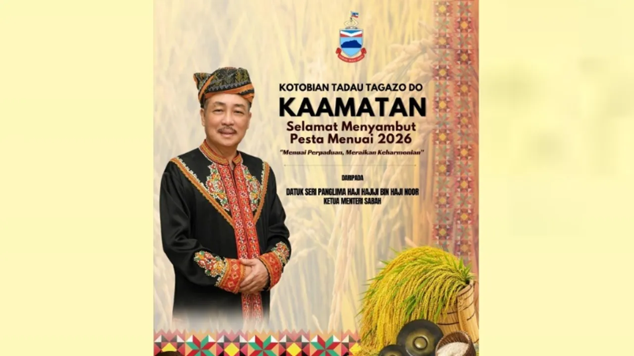 Sumber: Jabatan Ketua Menteri Sabah