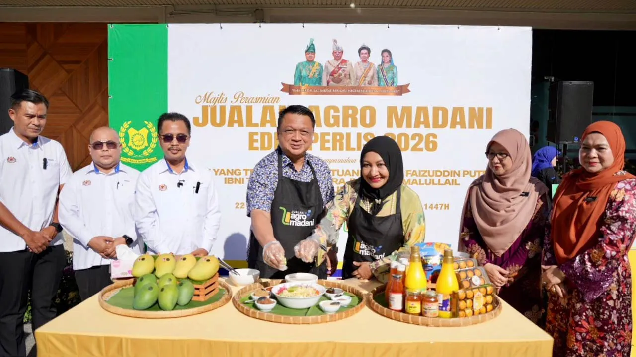 Raja Muda Perlis berkenan rasmi program jualan agro mardi