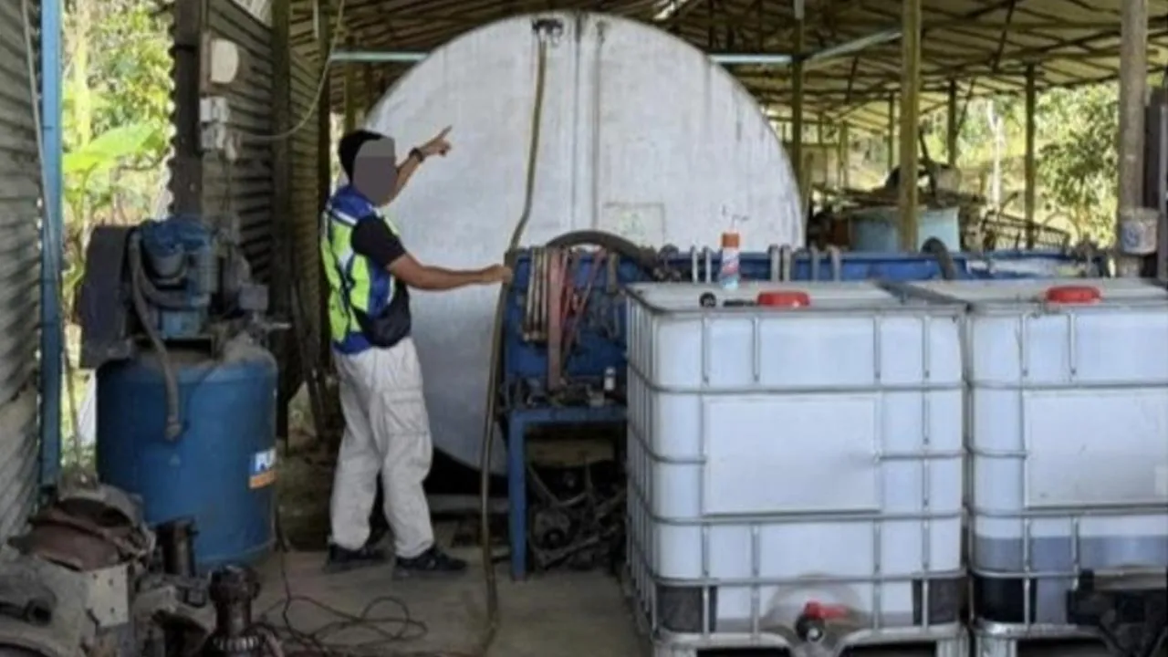 PGA Sarawak Rampas Lebih 342,000 Liter Diesel Bersubsidi -- Kredit PGA Sarawak