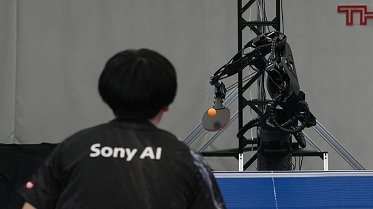Project Ace ialah robot yang boleh bermain ping pong dengan sendiri menggunakan AI yang dibangunkan oleh Sony AI. -- AMANZ