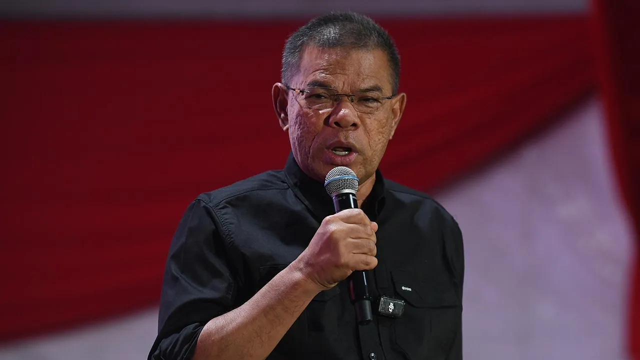 SEREMBAN, 6 Mei -- Ketua Setiausaha Pakatan Harapan Datuk Seri Saifuddin Nasution Ismail ketika berucap pada Ceramah Perdana Pimpinan Utama Pakatan Harapan di luar perkarangan Stadium Tuanku Abdul Rahman Paroi malam ini.  --fotoBERNAMA (2026) HAK CIPTA TERPELIHARA