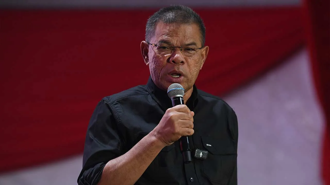 SEREMBAN, 6 Mei -- Ketua Setiausaha Pakatan Harapan Datuk Seri Saifuddin Nasution Ismail ketika berucap pada Ceramah Perdana Pimpinan Utama Pakatan Harapan di luar perkarangan Stadium Tuanku Abdul Rahman Paroi malam ini.  --fotoBERNAMA (2026) HAK CIPTA TERPELIHARA
